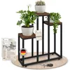 TTL HOME Blumenständer SCALA 3 Ebenen Metall schwarz 68cm Produktbild-Vorschau 1