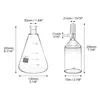 Vakuum Filter Set Glas, Büchnertrichter 250ml + Produktbild-Vorschau 4