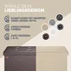 CASARIA® Sitzbank mit Stauraum, Braun – Faltbar, 115 x 40 x Produktbild-Vorschau 7