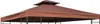Dachplane Ersatzdach für Pavillon 3x3 Meter mit Kaminabzug, Produktbild-Vorschau 5