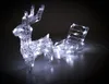 Weihnachtsbeleuchtung Rentier mit Schlitten, transparenter Produktbild-Vorschau 2