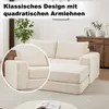 Corduroy-2-in-1-Schlafsofa,mit zwei Kissen, klassischen Produktbild-Vorschau 9