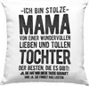 Trendation - Mama Tochter Deko-Kissen mit Füllung 40x40 Produktbild-Vorschau 1