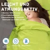 Ultraleichter Hüttenschlafsack aus Seide, Mikrofaser, grün, Produktbild-Vorschau 3