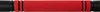 A close-up, horizontal shot of a red and black telescopic ice scraper. Anteprima dell’immagine prodotto