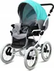 A baby stroller on a white background. Produktbild-Vorschau
