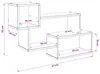Maison Exclusive - Schwebendes Regal Wandhalterung Produktbild-Vorschau 8