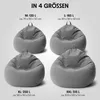 URBANARA Sitzsack 315l grau Basic-Comfort Produktbild-Vorschau 3