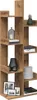 A wooden bookshelf with various decorative items placed on its shelves. Náhled obrázku produktu