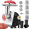 2000W Elektrischer Fleischwolf Gemüseschneider, 3in1 Multi Produktbild-Vorschau 1