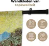 MuchoWow® Wandteppich Wandbehang Olivenbäume mit gelbem Produktbild-Vorschau 3