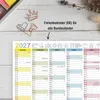 Tafelkalender 2027 abwischbar A4 Bunt - Wandkalender mit Produktbild-Vorschau 5