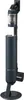 A dark blue and black cordless vacuum cleaner is shown standing upright on its charging base against a white background. Podgląd zdjęcia produktu