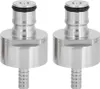 2Pcs Edelstahl Karbonisierung Kappe mit 5/16in Barb Ball Produktbild-Vorschau 2
