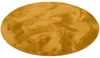 Luxus Super Soft Kunstfellteppich Pearl Curry Rund, Produktbild-Vorschau 2