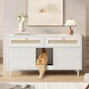 Katzentoilettenschrank mit Katzenstreufangmatte, Produktbild-Vorschau 8