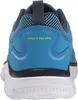 The back view of a blue Skechers sneaker. Anteprima dell’immagine prodotto
