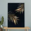 MuchoWow® - Leinwandbilder - Farne - Pflanzen - Gold, Produktbild-Vorschau 4