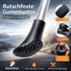 14 Nordic Walking Gummipuffer Pads Asphaltpads Ersatzfüße Produktbild-Vorschau 3