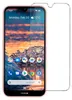 A screen protector is placed over a smartphone screen. Produktbild-Vorschau