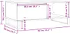 vidaXL Konferenční stolek Sonoma Dub 90x50x36,5 cm odvozený Náhled obrázku produktu 6