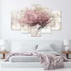 5-teiliges leinwandbild pastellblume 200x100 cm Feeby beige Produktbild-Vorschau 2