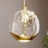 Lucande LED-Hängelampe Hayley, Ø 40 cm, 9-flg., gold, Glas Produktbild-Vorschau 13