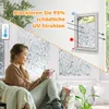 Faziango Fensterfolie 3D Blumen,Sichtschutzfolie Fenster Produktbild-Vorschau 2