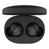 A pair of black wireless earbuds in their charging case, with the lid open. Anteprima dell’immagine prodotto