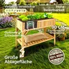 AREBOS lit surélevé étagère en bois jardinière cadre froid Voir les images du produit 10