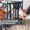 carrello portapalloni sportivo impilabile eluno, carrello Anteprima dell’immagine prodotto 5