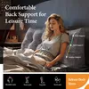 Großes ergonomisches Kopfteilkissen Keilkissen aus Samt, Produktbild-Vorschau 4