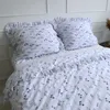 Baumwolle Bettwäsche Mit Rüschen Set Schlafzimmer Produktbild-Vorschau 3