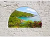 Selbstklebende Folie Fototapete - Emerald Island 392x280 cm Produktbild-Vorschau 5