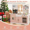 Cucina per bambini COSTWAY con accessori da cucina, cucina Anteprima dell’immagine prodotto 8