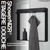ShowerNIZR® Étagère Douche Noir Obsidienne - Sans Perçage 4 Voir les images du produit 1