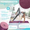 KESSER® Gymnastikmatte mit Tragegurt rutschfest TPE Produktbild-Vorschau 2