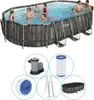 Bestway Power Steel Swimmingpool-Set Oval 488x305x107 cm Náhled obrázku produktu 28