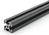 Länge 1560mm - Aluminiumprofil schwarz 30x30L B-Typ Nut 8 Produktbild-Vorschau 1