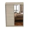 Schwebetürenschrank Kleiderschrank 150 cm Sonoma/Sonoma mit Produktbild-Vorschau 9