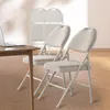 Klappstühle 4er-Set gepolstert mit Tragegriff Beige Produktbild-Vorschau 4