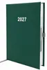 2027 ADINA Buchkalender Chefplaner A5 grün-metallic 1 Tag 1 Produktbild-Vorschau 1