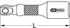 KS TOOLS 1/2" estensione inclinabile 250 mm - 911.1384 Anteprima dell’immagine prodotto 10
