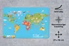 MuchoWow® Mauspad Mousepad Weltkarte Kinder - Modern - Produktbild-Vorschau 2