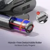 Close-up of a vacuum cleaner head with a diagram showing its internal components and a callout box highlighting a feature. Produktbild-Vorschau
