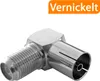 ORSEM Winkeladapter F-Buchse > Koax-Stecker 90° Produktbild-Vorschau 1