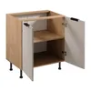 Küchenunterschrank 80 cm mit 2 Türen küchenmöbel Produktbild-Vorschau 2