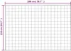 A diagram showing the dimensions of a product with a grid overlay. Náhľad obrázku produktu