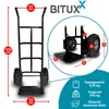 Bituxx Sackkarre mit Luftbereifung 200kg Schwarz MS-19621 Produktbild-Vorschau 3