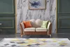 Klassische Zweisitzer 2er Sitzer Sofa Couch Polster Leder Produktbild-Vorschau 2